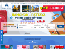 Tablet Screenshot of dulichfestival.com.vn